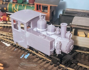 On30 Side Tank 'porty' H.K. Porter Style Locomotive - Fits Model