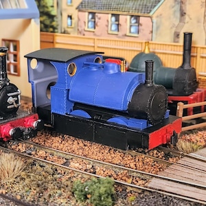 Large Falcon Tramway Locomotive - Fits Kato 11-109 Chassis - 009 Narrow Gauge, 3D Printed Kit