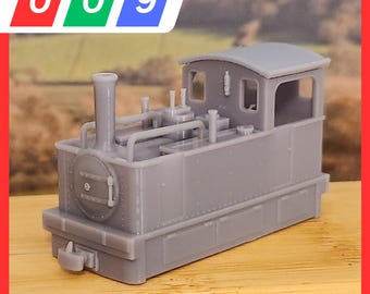 009 グリンバレー蒸気トラム、スターターシリーズ - KATO 11-109シャーシに適合 - 009 ナローゲージ、3Dプリントキット