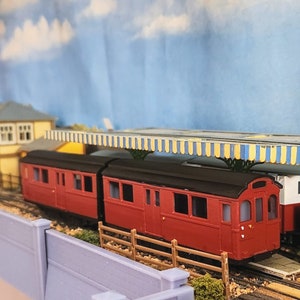 Little London Underground Tram - Fits Kato 11-109 Chassis - 009 Narrow Gauge, 3D Printed Kit