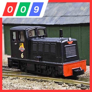 009 Freelance "Matchbox" Diesel Locomotive - Fits Kato 11-109 Chassis - 009 Narrow Gauge, 3D Printed Kit