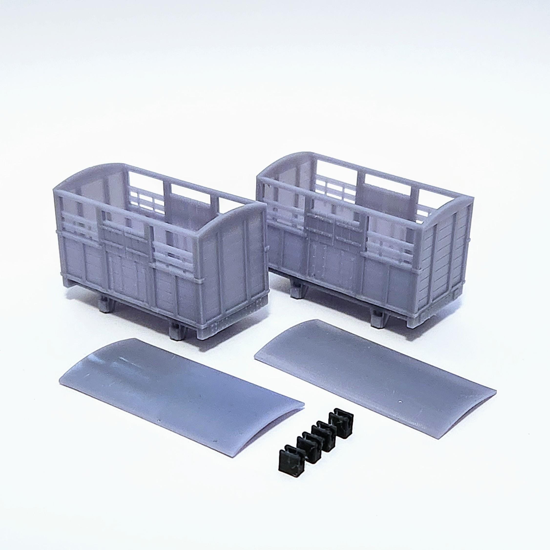 009 Livestock Van (double Pack) - 009 Narrow Gauge, 3D Printed Kit ...