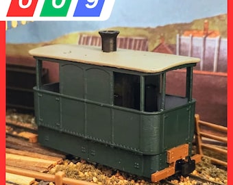 009 ジャイアンツ・コーズウェイ 蒸気トラム - KATO 11-109 シャーシに適合 - 009 ナローゲージ、3Dプリントキット