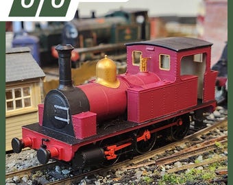 Locomotora Hunslet de Padarn Railway - Compatible con chasis Electrotren 0-6-0 - Escala OO, kit impreso en 3D