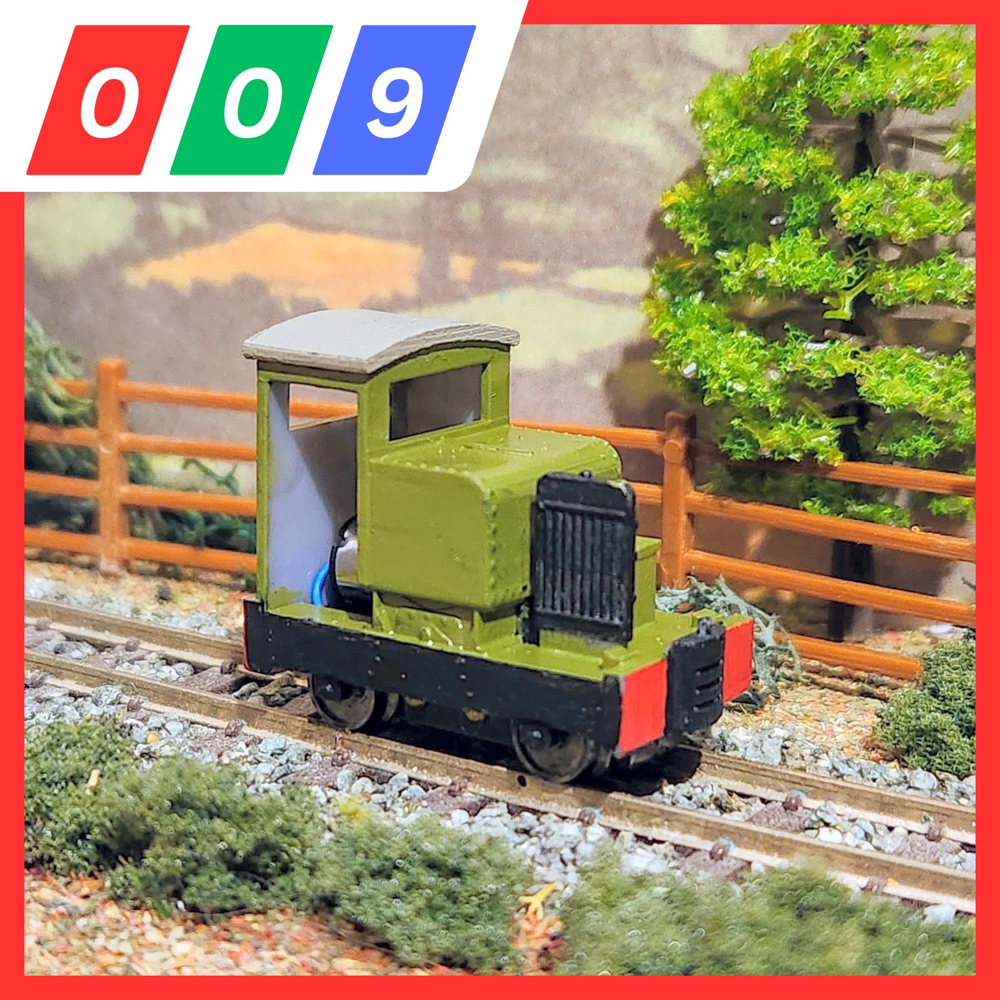 009 Simplex Petrol Locomotive - Fits TU-16A Chassis - 009 Narrow