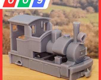 009 「ダージリン」スタイル機関車 - KATO 11-109 シャーシ用 - 009 狭軌、3Dプリントキット