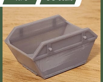 Rotten Skips (2 パック) - OO スケール 1:76 - 線路脇の風景 - 3D 樹脂プリント、未塗装キット。