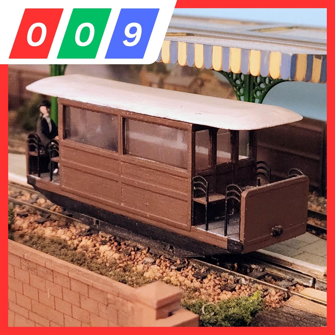 009 Volks Electric Railway No.2 - Fits Kato 11-109 Chassis - 009 Narrow ...