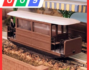 009 ボークス 電動鉄道 No.2 - KATO 11-109 シャーシに適合 - 009 ナローゲージ、3Dプリントキット