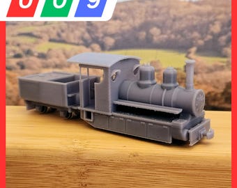 009「ショーティー」ボールドウィン トラムウェイ テンダー機関車 - KATO 11-109 シャーシに適合 - 009 ナローゲージ、3D プリントキット。