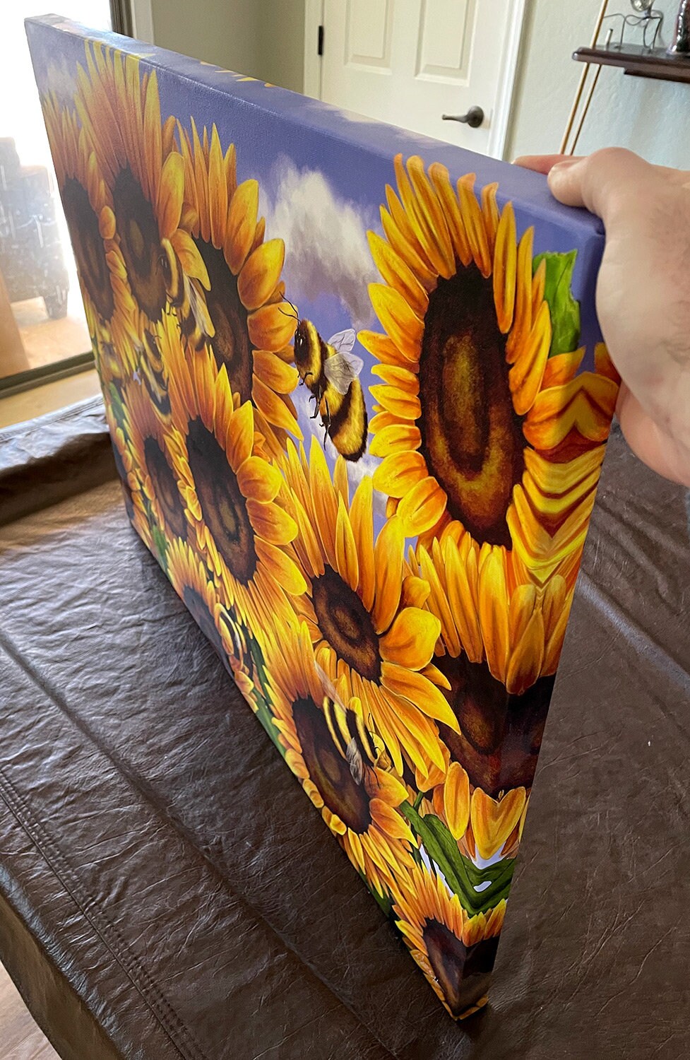 Sunflower Art Etsy