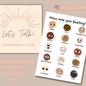 Therapy Art, Feelings Chart, How Are You Feeling?, Faces, Skin Tones, Mood, For Office, Kid Spaces, Classrooms, Counselors, Therapists