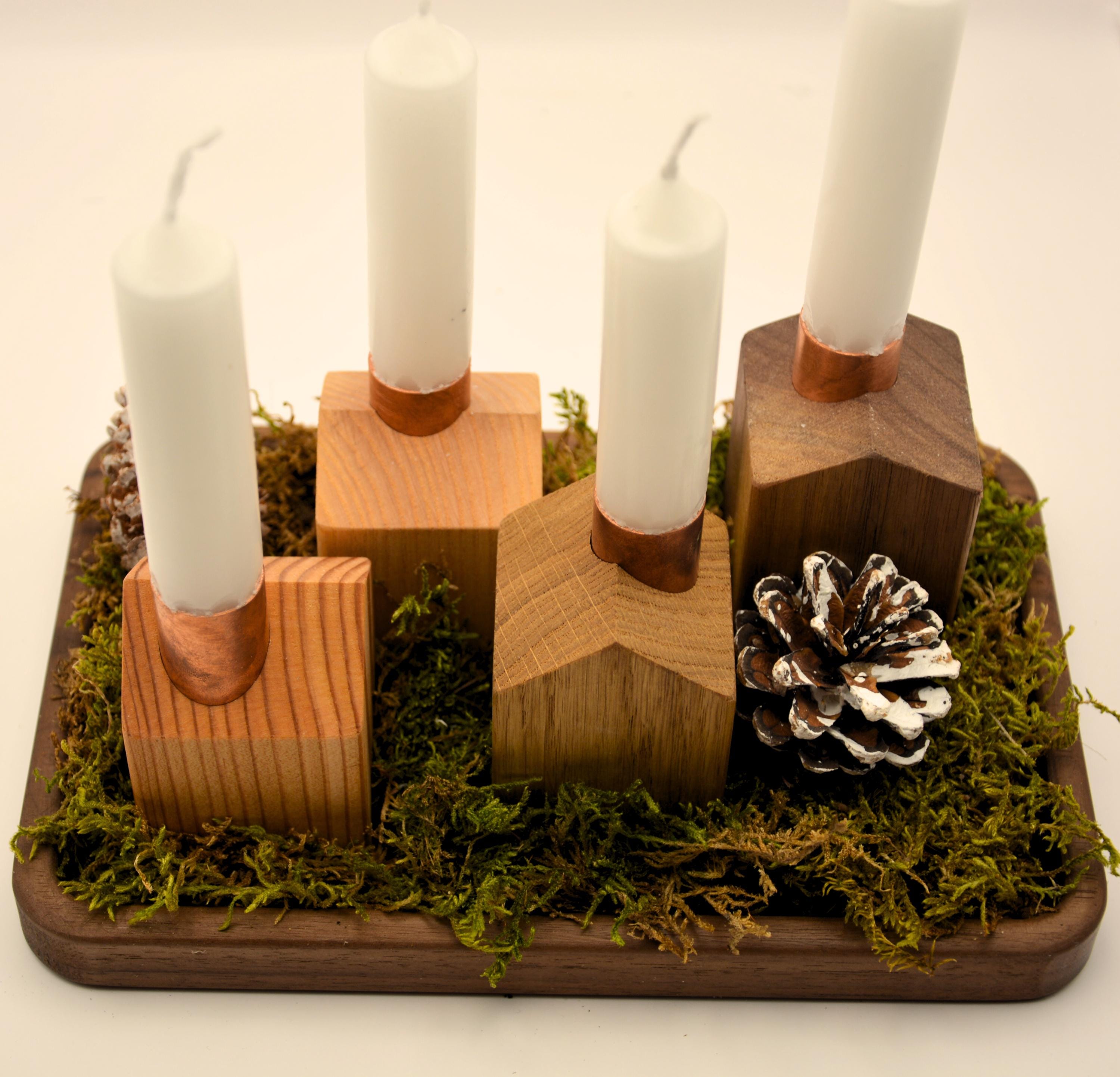 Adventskranz holz