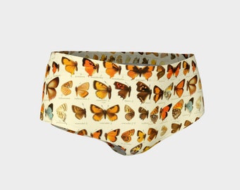 Butterfly ~ Athletic Mini Shorts ~ Yoga Shorts ~ Swim Shorts