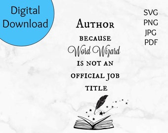 Author SVG, Writer Svg, Book Author, Book Writer, Future Author, Book SVG