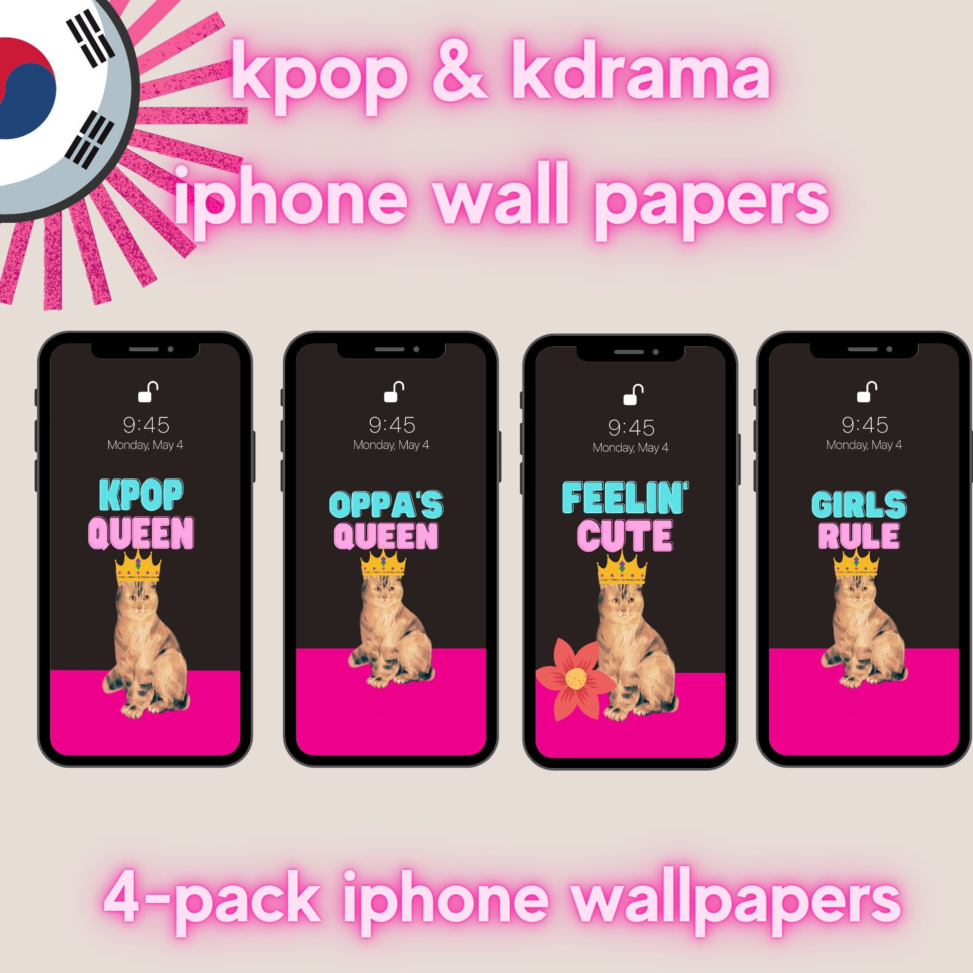 IPhone Wallpapers, Kdrama Wallpaper, Kdrama Merch, Kpop Wallpaper, Cat