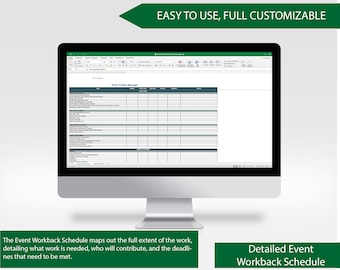 Programa de trabajo retroactivo del evento