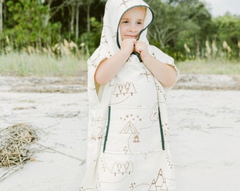 NASA Kids Hooded Poncho Towel - 55 X 55 Cm, Polyester, With Classic Logo Print - View #9