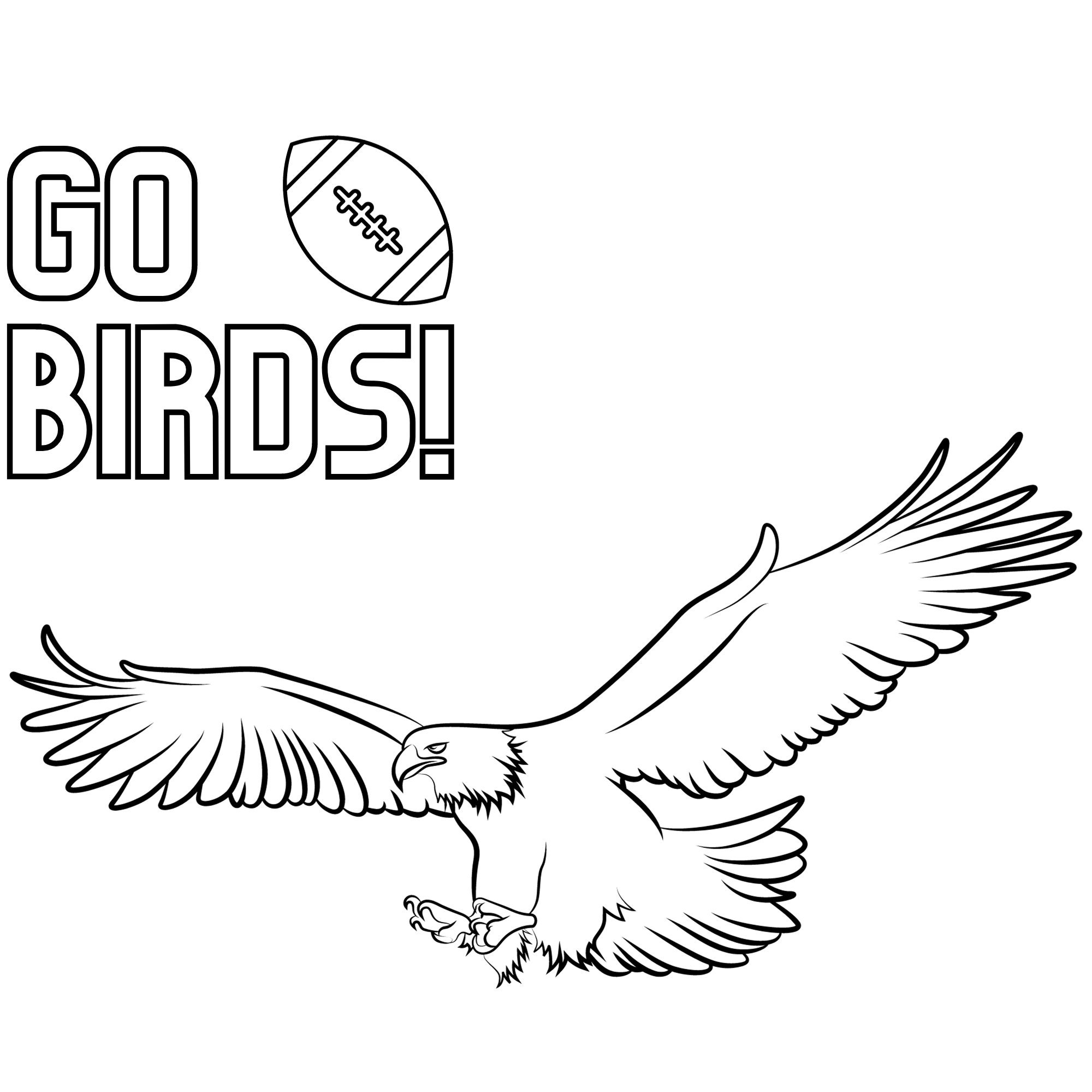 Free Printable Philadelphia Eagles Coloring Pages - Printable Coloring Pages: Free Designs for ...