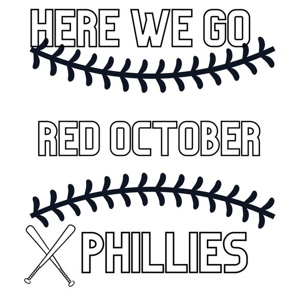 Ring the Bell Phillies Kids Printable Coloring Page