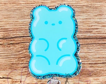 Gummy Bear Badge Reel, Candy Badge Reel, Nurse Badge Reel, Teacher Badge Reel, Office Badge Reel