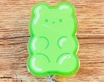 Gummy Bear Badge Reel, Candy Badge Reel, Nurse Badge Reel, Teacher Badge Reel, Office Badge Reel, Gift for Candy Lovers, Gift for Gummy Love