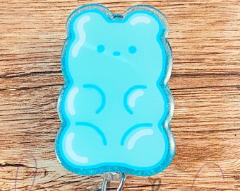 Gummy Bear Badge Reel, Candy Badge Reel, Nurse Badge Reel, Teacher Badge Reel, Office Badge Reel