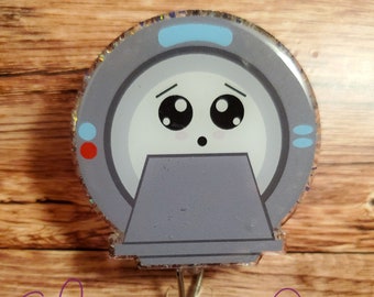 Carrete de credencial para máquina de resonancia magnética, carrete de credencial para técnico de resonancia magnética, carretes de credencial de hospital, carrete de credencial de identificación, porta credencial