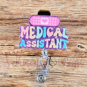 Medical Assistant Badge Reel, MA Badge Reel, Nurse Gifts, Healthcare IDs