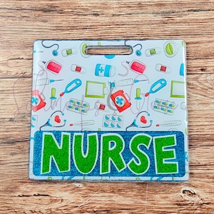 Nurse Badge Buddy, Horizontal Badge Buddy, Nurse Badge Buddy, Gift for Nurse, Badge Reel Accessories