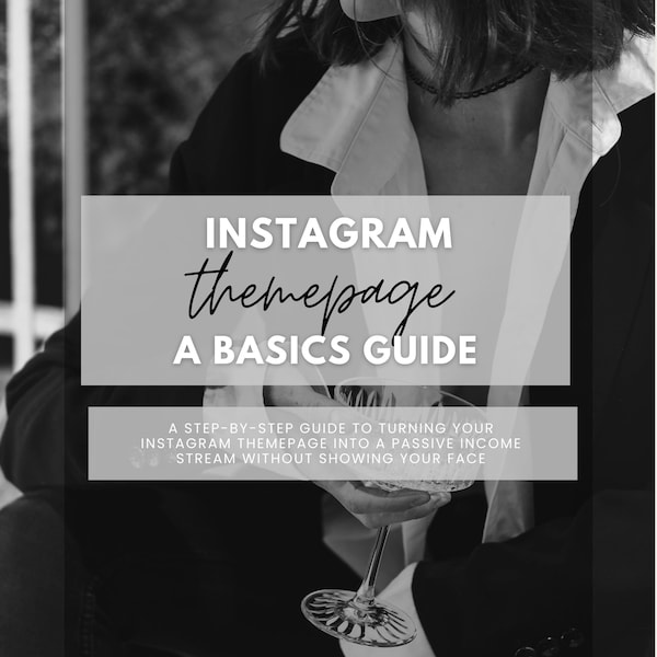 Derechos de reventa/Guía básica de la página temática de Instagram/PLR/Digital/Libros electrónicos