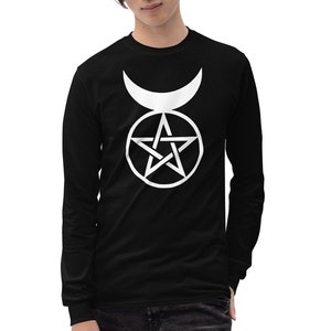The Horned God Wicca Neopaganism Symbol Long Sleeve Shirt