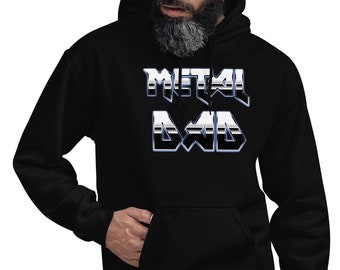 Metal Dad Heavy Metal Music Father's Day Gift Pullover Hoodie Sweatshirt