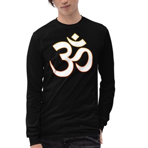 OM Sagrada Vibración Espiritual del Universo Camiseta de Manga Larga