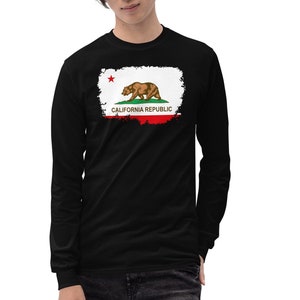 California State Flag Torn and battered Long Sleeve Shirt