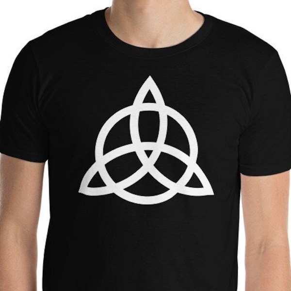 Celtic Symbol Triquetra Trinity Knot Men's Short-Sleeve T-Shirt