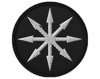 The Symbol of Chaos Embroidered Patch