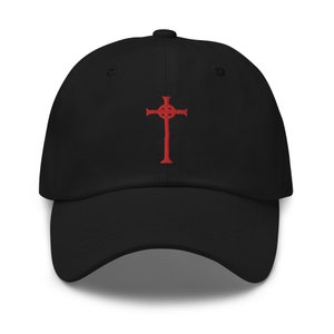 Vampire Hunter D Sign of the Cross Embroidered Baseball Cap Anime Dad hat