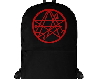 Necronomicon Symbol The Book of Dead Backpack School Bag H. P. Lovecraft