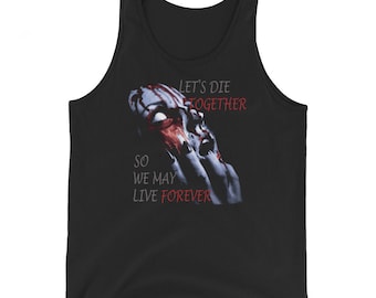 Together Forever Horror Gothic Fashion Men's Tank Top Shirt