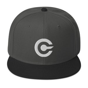 Cryptocurrency Symbol Digital Money Embroidered Flat Bill Cap Snapback Hat