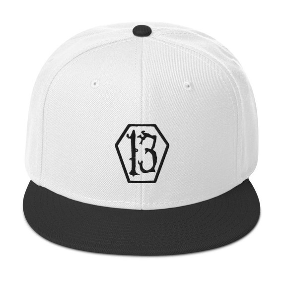 FLAT THIRTEEN ♭13 1st Logo Cap BLACK 黒