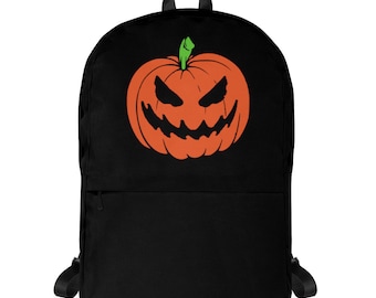 Super Cute Glittery Design Jack O Lantern Backpack - Etsy display picture 3