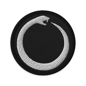 Ouroboros Snake Eating Tail Ancient Alchemy Symbol Embroidered Patch