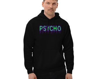 Moletom com capuz unissex de personalidade mental psicótica