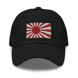 The National Flag of Japan Embroidered Baseball Cap Land of the Rising Sun Dad hat