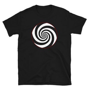 Hypnotic Hypnosis Spiral Swirl Illusion Twilight Zone Short-Sleeve T-Shirt