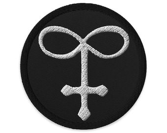 Alchemy Glass Occult Symbol Embroidered Patch