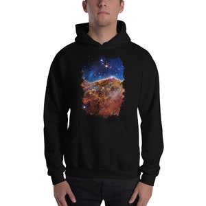 The Carina Nebula Space Graveyard JWST Unisex Hoodie Sweatshirt
