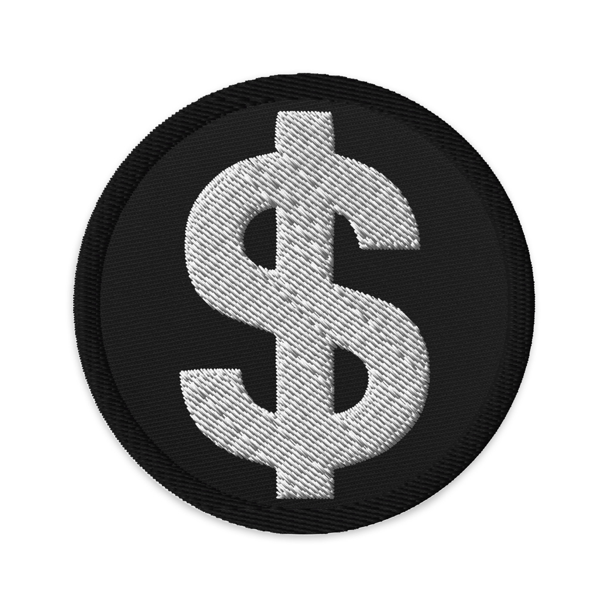 The Almighty US Dollar Sign Symbol of Money Embroidered Patch Iron on  Applique - Etsy, image size:2000x2000